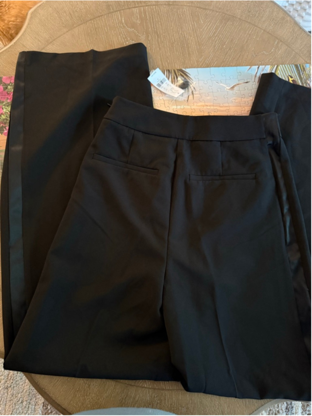 Women's New York & Company Black Palazzo Pants Size 0 - Picture 5 of 10
